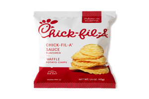Sauce Flavored Waffle Potato Chips