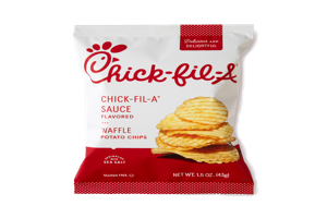 Sauce Flavored Waffle Potato Chips